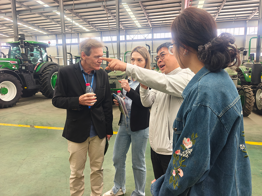 Overseas Synergy | Warm Welcome to Paraguayan Clients for Inspection and Cooperation at Iron Bull Tractor
